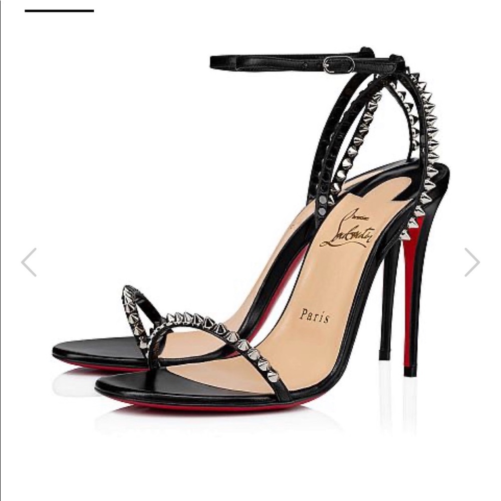 Loub heels - only worn one time have the box as well as the shoe cover